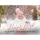 Floating Foil Stars Holidays Photo Cards Image 2 of 3